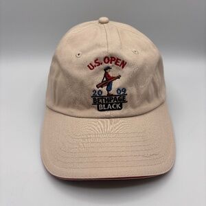 US Open 2009 Bethpage Black Logo Embroidered USGA Hat